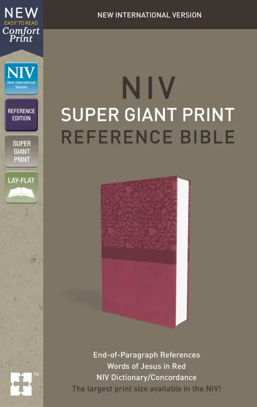 NIV, Super Giant Print Reference Bible, Giant Print, Imitation Leather