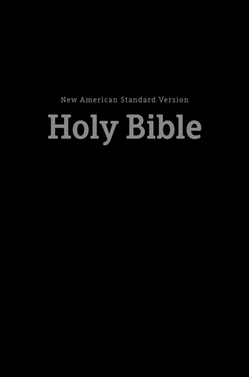 NASB, Church Bible (Pew Bible), Hardcover, Black, 1995 Text, Comfort Print