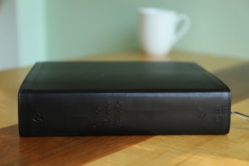 The Jesus Bible, ESV Study Bible, Leathersoft, Black
