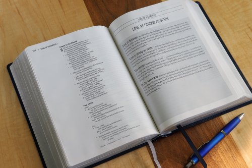 The Jesus Bible, ESV Study Bible, Leathersoft, Black