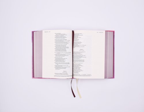 NIV, Artisan Collection Bible, Cloth over Board, Pink, Art Gilded Edges, Red Letter, Comfort Print