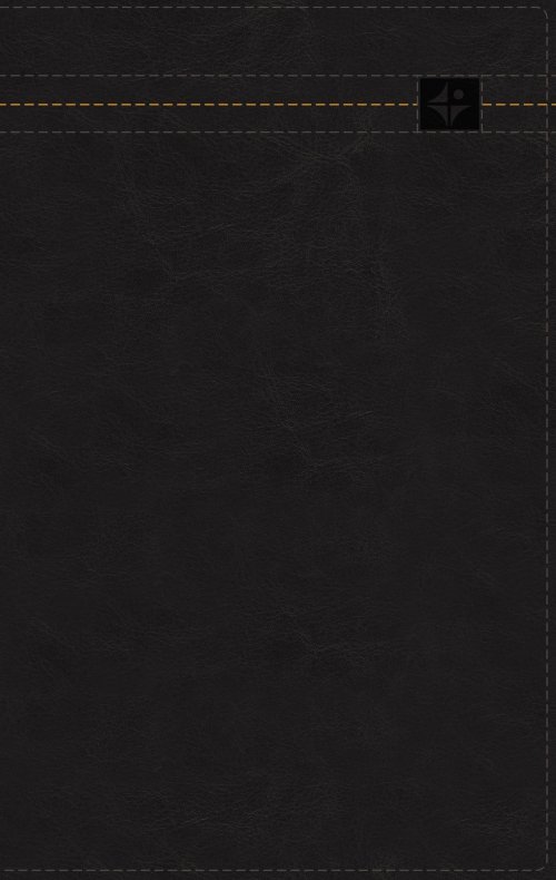 NASB, Thinline Bible, Large Print, Leathersoft, Black, Red Letter, 2020 Text, Comfort Print