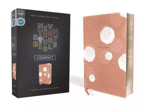 NIV, Teen Study Bible (For Life Issues You Face Every Day), Compact, Leathersoft, Peach, Comfort Print