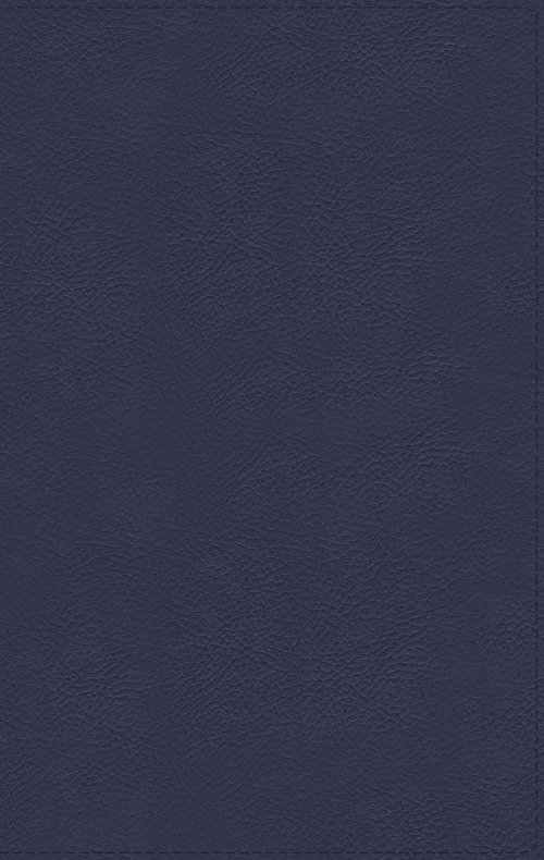 NASB, Thinline Bible, Large Print, Genuine Leather, Buffalo, Blue, Red Letter, 1995 Text, Art Gilded Edges