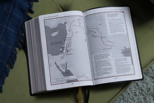 KJV, Thompson Chain-Reference Bible, Large Print, Bonded Leather, Black, Red Letter, Comfort Print