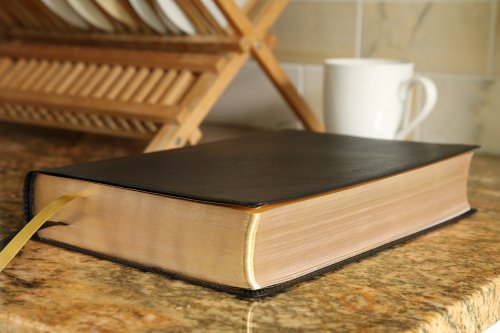 KJV, Thompson Chain-Reference Bible, Large Print, Bonded Leather, Black, Red Letter, Comfort Print