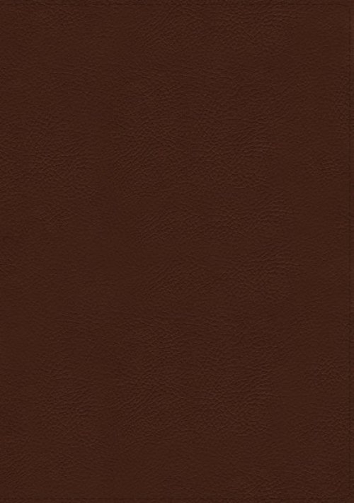 KJV, Thompson Chain-Reference Bible, Genuine Leather, Calfskin, Brown, Red Letter, Comfort Print