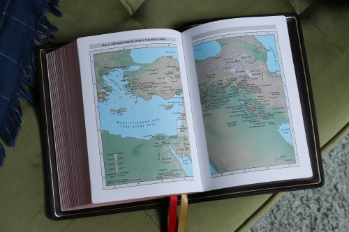 KJV, Thompson Chain-Reference Bible, Premium Goatskin Leather, Black, Premier Collection, Art Gilded Edges, Black Letter, Comfort Print