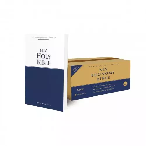 NIV, Economy Bible, Paperback, Case of 40