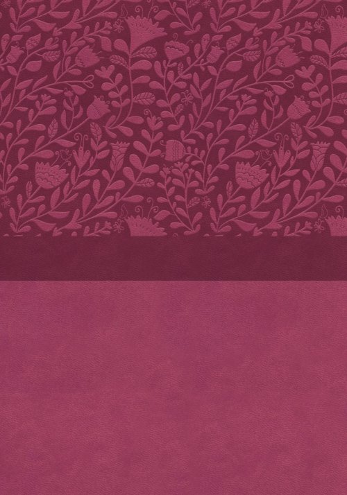 NIV, Super Giant Print Reference Bible, Leathersoft, Pink, Red Letter, Thumb Indexed, Comfort Print