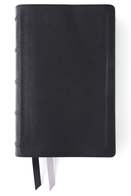 NIV Side-Column Reference Bible (Deep Study at a Portable Size), Personal Size, Leathersoft, Black, Comfort Print