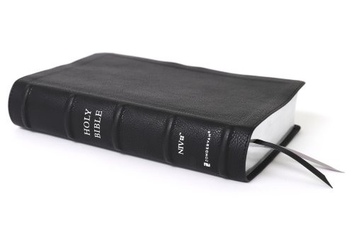 NIV Side-Column Reference Bible (Deep Study at a Portable Size), Personal Size, Leathersoft, Black, Comfort Print