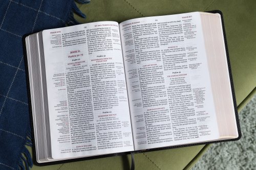 KJV, Thompson Chain-Reference Bible, Leathersoft, Black, Red Letter, Comfort Print