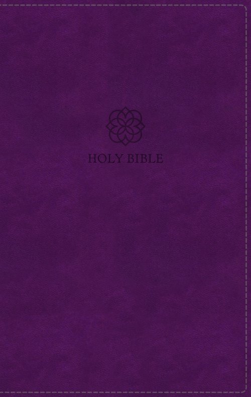 NRSVue, Holy Bible, Personal Size, Leathersoft, Purple, Comfort Print