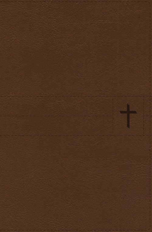 NIV, Thinline Bible, Compact, Leathersoft, Brown, Red Letter, Comfort Print