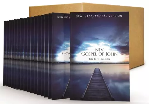 NIV, Pocket Gospel of John, Reader's Edition, Paperback, Case of 200