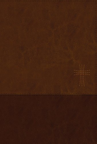 NIV, Thinline Bible, Large Print, Leathersoft, Brown, Zippered, Red Letter, Comfort Print