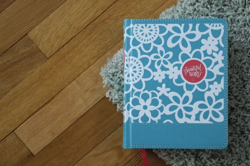 NIV Beautiful Word Coloring Bible for Girls, Leathersoft Over Board, Teal