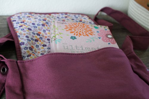 Medium Faithgirlz Grape Messenger Bag Bible Cover