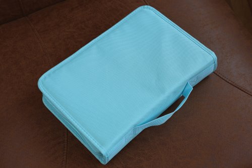 Large Inspiration New Creation  Aqua Canvas Bible Cover