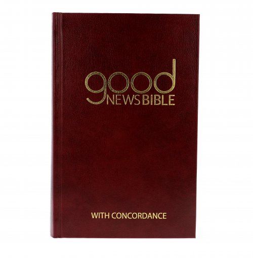 Good News Pew Bible, Burgundy, Hardback, Concordance, Introductions, References, Maps, Word List