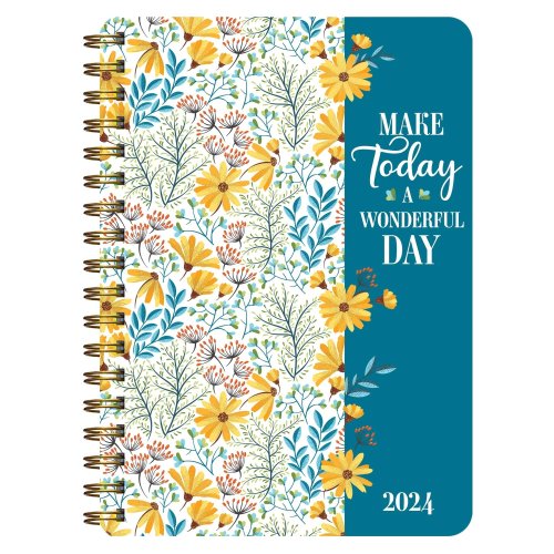 2024 Make Today a Wonderful Day Weekly Daily Planner for Women