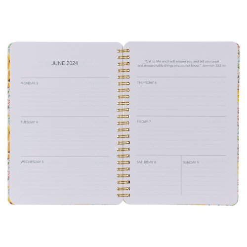 2024 Make Today a Wonderful Day Weekly Daily Planner for Women