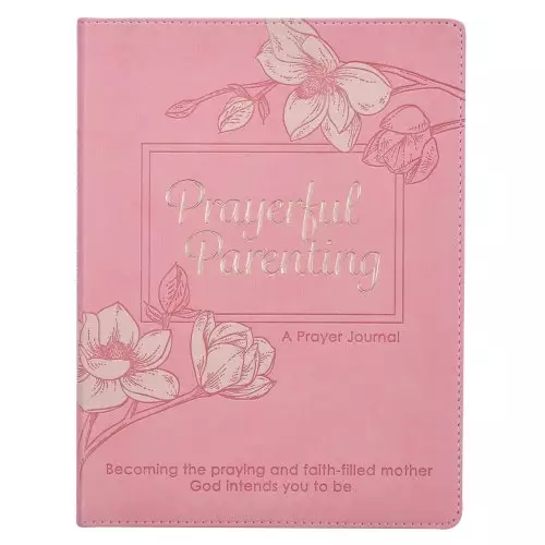 Prompted Journal Prayerful Parenting Faux Leather