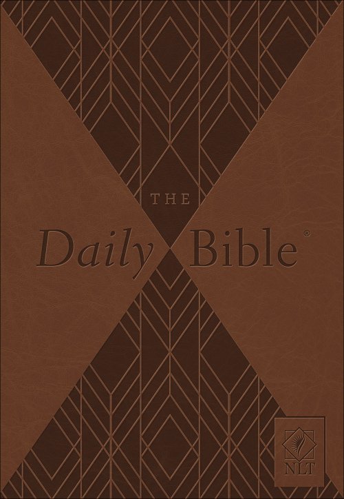 Daily Bible (NLT, Milano Softone, Brown)