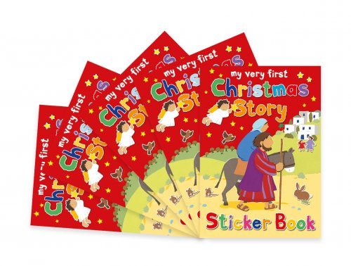 Christmas Story Sticker Book (pack of 5)
