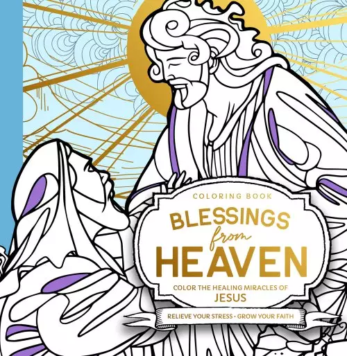 Blessings from Heaven Adult Coloring Book