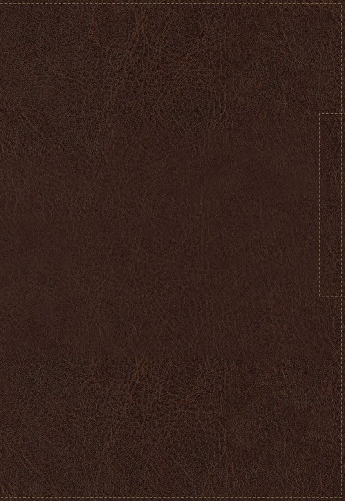 NKJV, Lucado Encouraging Word Bible, Leathersoft, Brown, Thumb Indexed, Comfort Print