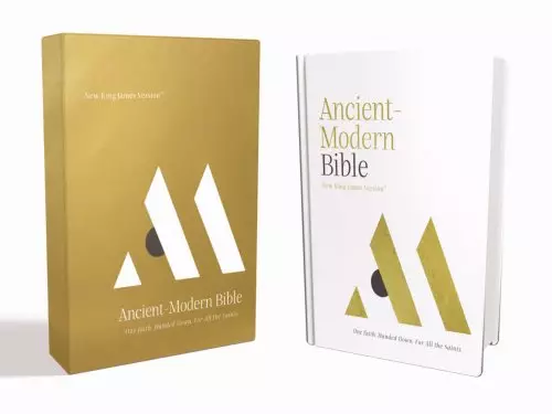 NKJV, Ancient-Modern Bible, Hardcover, Comfort Print