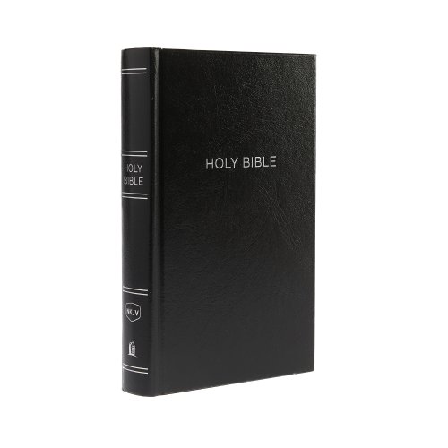 NKJV Holy Bible, Personal Size Giant Print Reference Bible, Black, Hardcover, 43,000 Cross References, Red Letter, Comfort Print: New King James Version