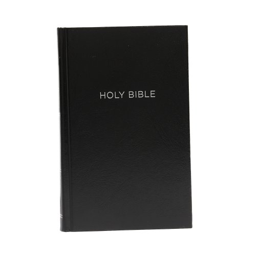 NKJV Holy Bible, Personal Size Giant Print Reference Bible, Black, Hardcover, 43,000 Cross References, Red Letter, Comfort Print: New King James Version