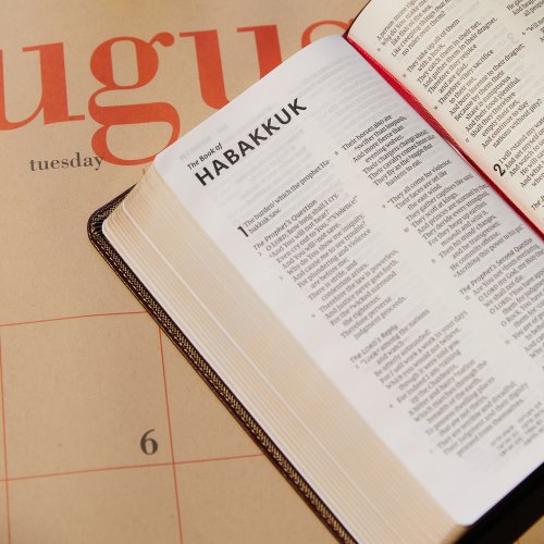 NKJV Holy Bible, Personal Size Giant Print Reference Bible, Black, Hardcover, 43,000 Cross References, Red Letter, Comfort Print: New King James Version