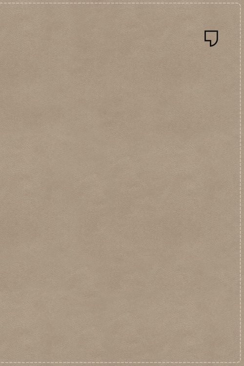 NET Bible, Thinline Large Print, Leathersoft, Stone, Thumb Indexed, Comfort Print