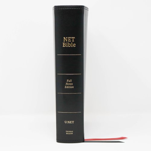 NET Bible, Full-notes Edition, Leathersoft, Black, Thumb Indexed, Comfort Print