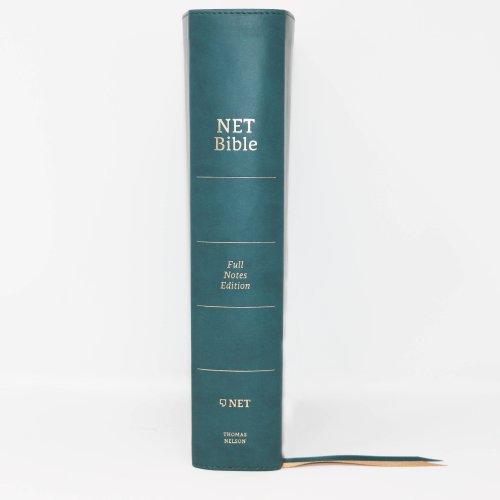 NET Bible, Full-notes Edition, Leathersoft, Teal, Comfort Print