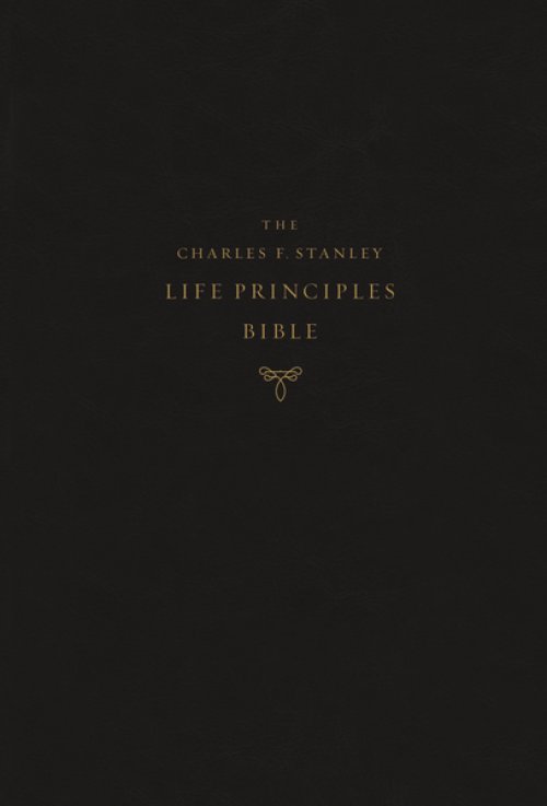 NASB, Charles F. Stanley Life Principles Bible, 2nd Edition, Hardcover, Comfort Print
