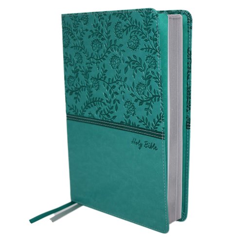 KJV Holy Bible: Large Print Thinline, Green Leathersoft, Red Letter, Comfort Print: King James Version