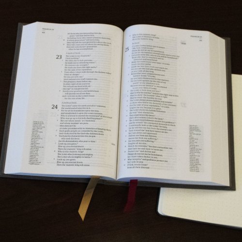 NET Bible, Single-Column Reference, Cloth over Board, Gray, Comfort Print