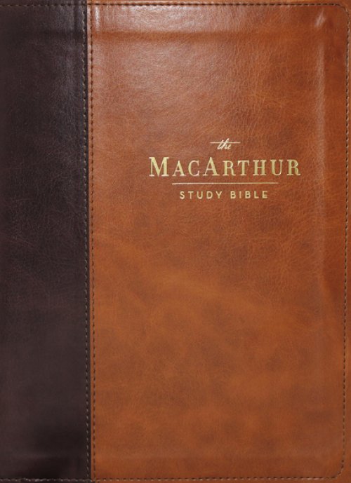 NASB, MacArthur Study Bible, 2nd Edition, Leathersoft, Brown, Comfort Print