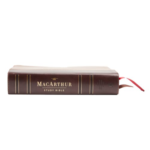 NASB, MacArthur Study Bible, 2nd Edition, Leathersoft, Brown, Comfort Print