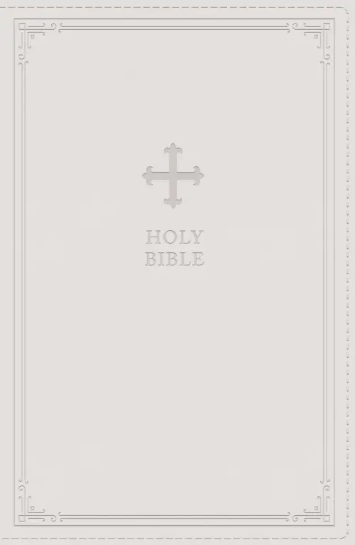 NRSV Catholic, Bible, White, Imitation Leather, Gift Edition, Comfort Print, Anglicised, Reading Plans, Prayers, Book Introductions, Timelines, Glossary, Concordance, Maps, Presentation Page
