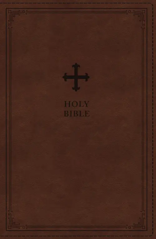 NRSV Catholic Edition Gift Bible, Brown Leathersoft (Comfort Print, Holy Bible, Complete Catholic Bible, NRSV CE)