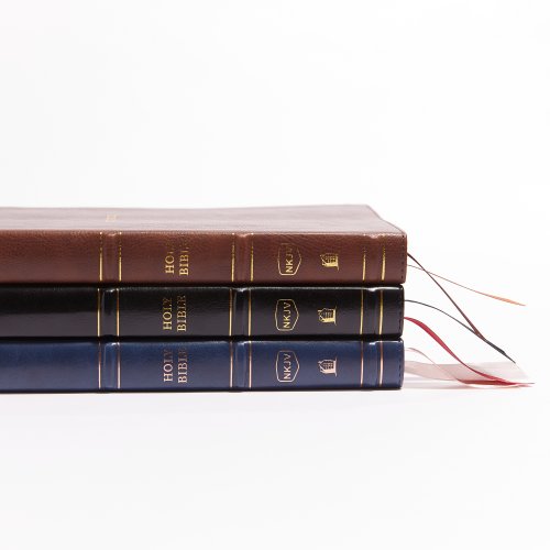 NKJV, Thinline Bible, Leathersoft, Black, Red Letter, Comfort Print