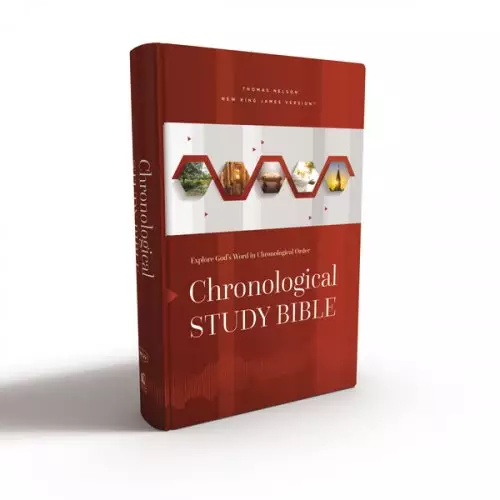 NKJV Chronological Study Bible, Hardcover, Comfort Print
