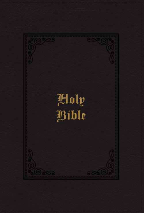 KJV Holy Bible: Large Print Thinline, Black Leathersoft, Red Letter, Comfort Print: King James Version