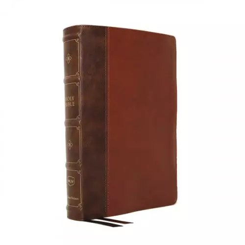 NKJV, Compact Bible, Maclaren Series, Leathersoft, Brown, Comfort Print